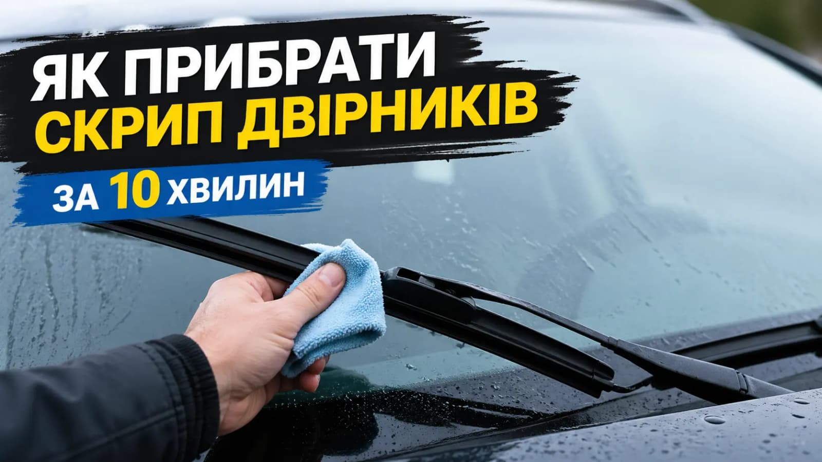 Як позбутися скрипу двірників по склу авто: шість дієвих способів