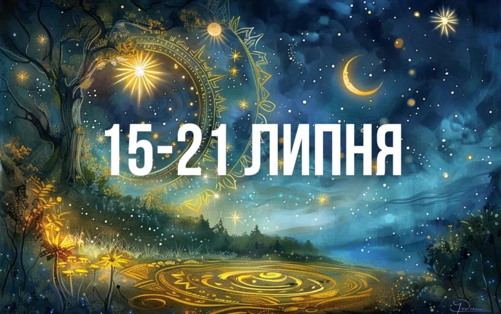 Гороскоп на тиждень 15-21 липня для всіх знаків Зодіаку