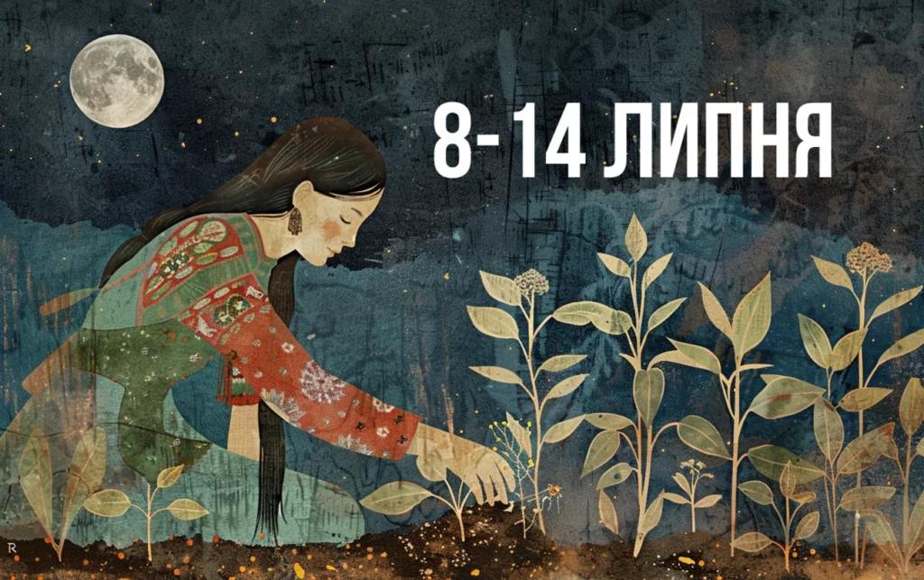 Місячний календар городника та садівника на тиждень з 8 по 14 липня