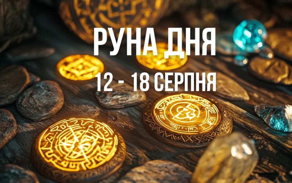 Руна дня: прогноз на тиждень з 12 по 18 серпня