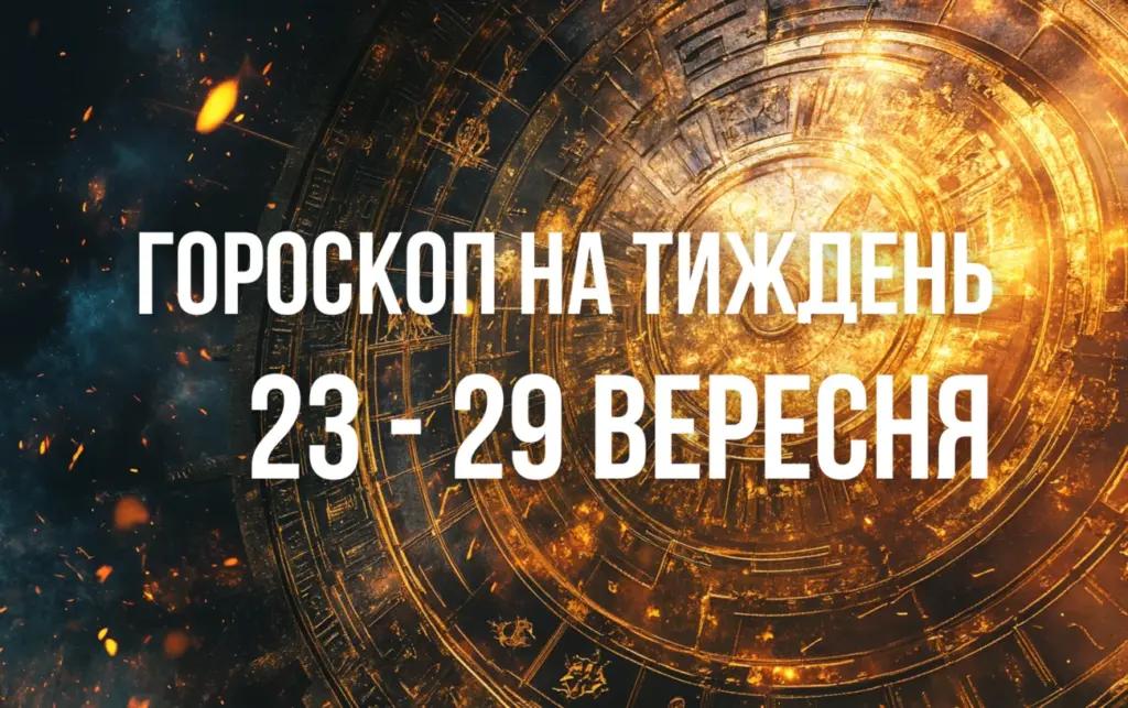 Гороскоп на тиждень з 23 по 29 вересня для всіх знаків Зодіаку