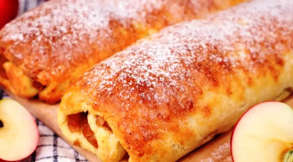 Як спекти смачний рулет з яблуками