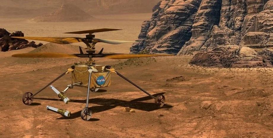 Марсіанський вертоліт Ingenuity зможе прослужити ще 20 років як метеостанція