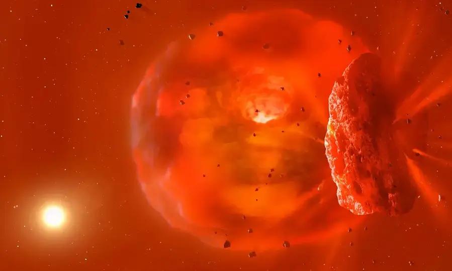 Коли світи стикаються: яскраві наслідки катастрофи екзопланети