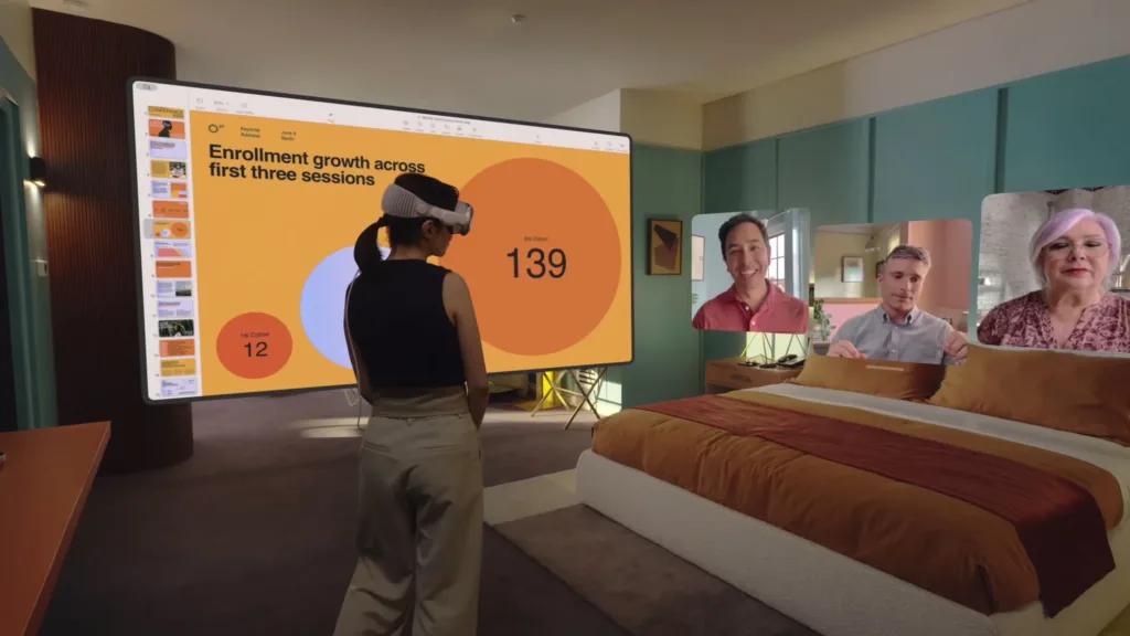 Бета-версія Apple visionOS 1.1 покращує функцію Persona Vision Pro