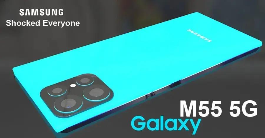 Злитий рендер Galaxy M55 5G демонструє той самий дизайн, що й його попередник