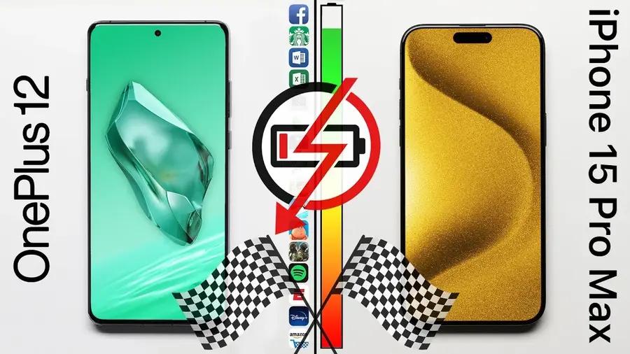 OnePlus 12 обійшов iPhone 15 Pro Max у тесті на автономність