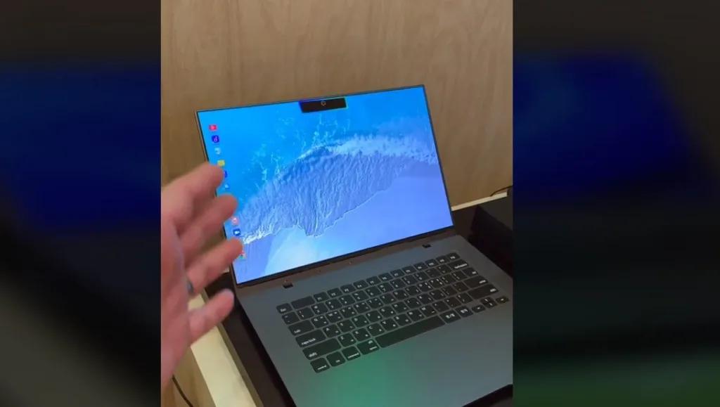 Samsung показала перший безрамковий Windows-ноутбук із Dynamic Island