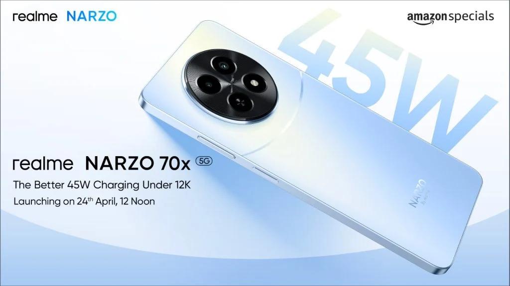 Realme Narzo 70x вийде наступного тижня