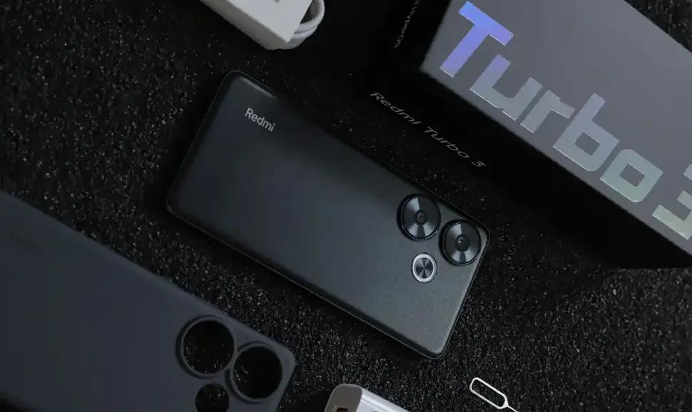 Якісні фото чорного Redmi Turbo 3 показали вже після презентації