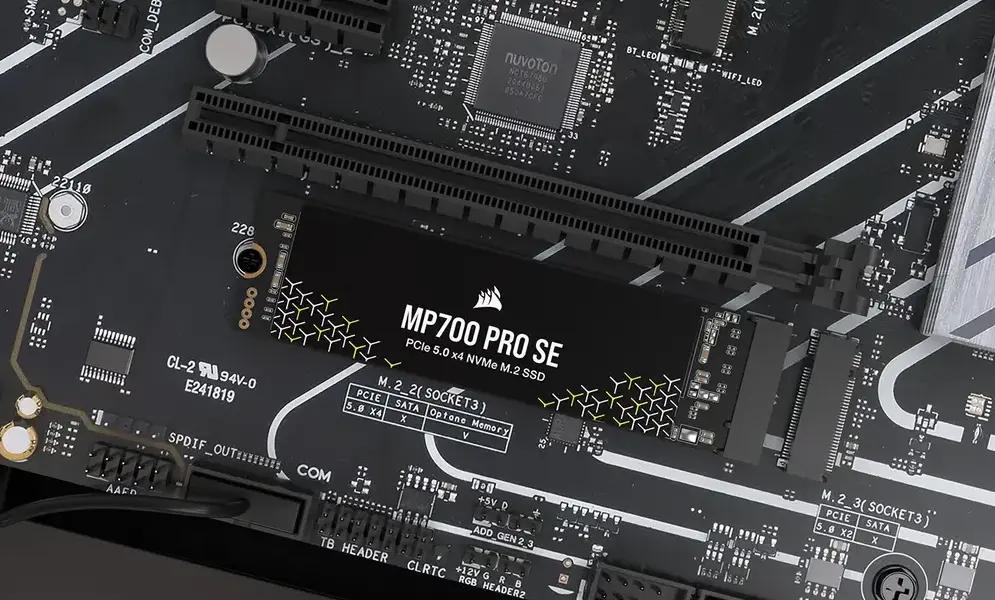 Corsair представив SSD MP700 PRO SE зі швидкістю до 14 000 Мбайт/с