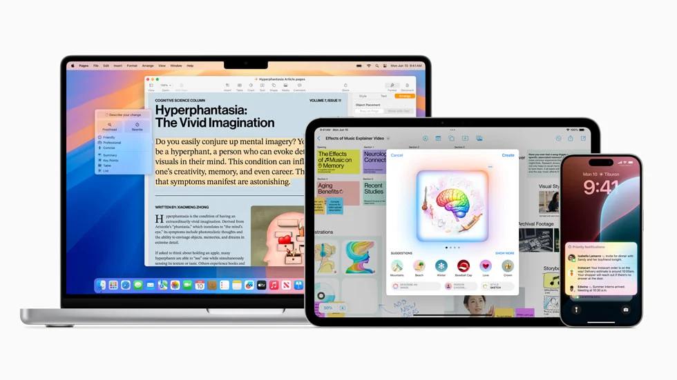 Apple Intelligence: персоналізований ШІ з’являється в iOS 18, iPadOS 18, macOS Sequoia