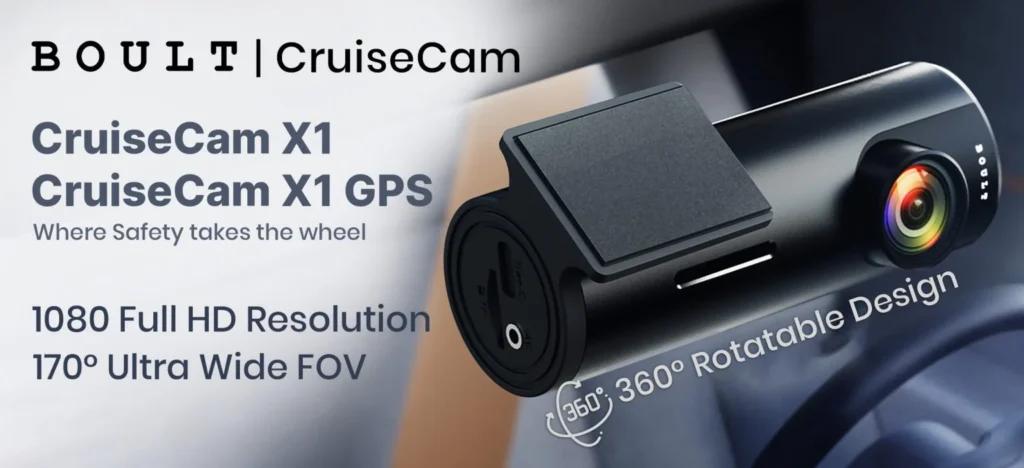 Представлені GPS-реєстратори BOULT CruiseCam X1