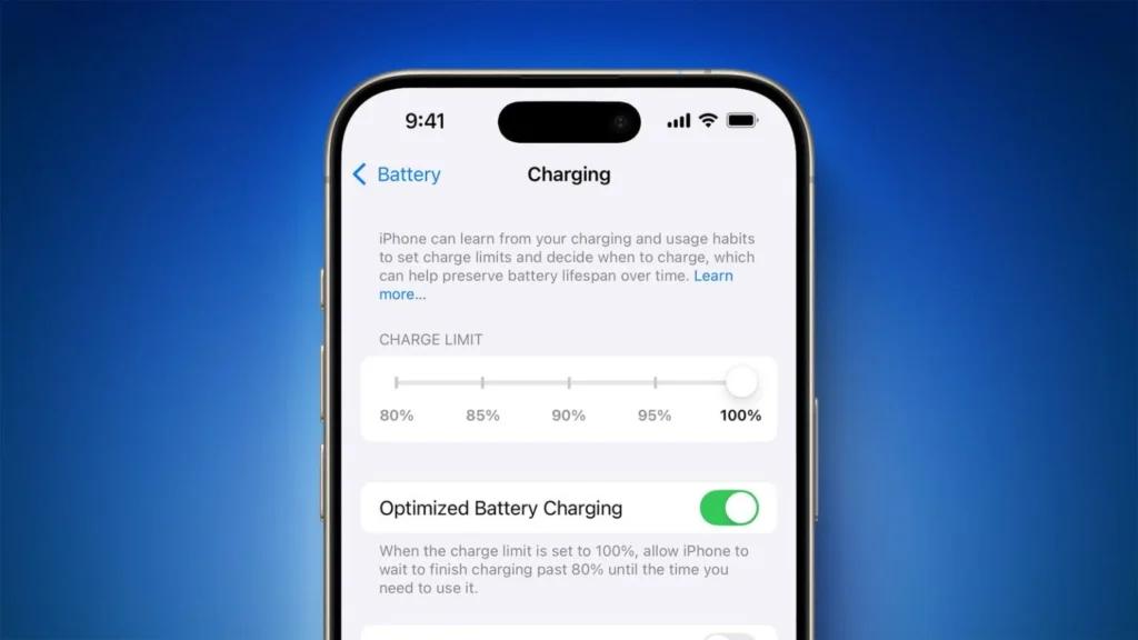 iOS 18 вводить ліміти зарядки для iPhone 15 і 15 Pro