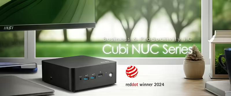 MSI представила міні-ПК Cubi NUC на процесорах Intel Raptor Lake-U