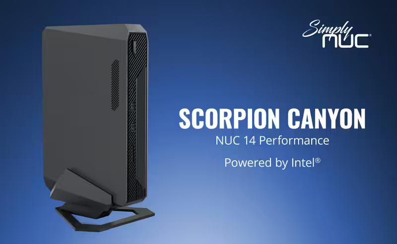 Представлений Simply NUC Scorpion Canyon з відеокартами GeForce RTX 40