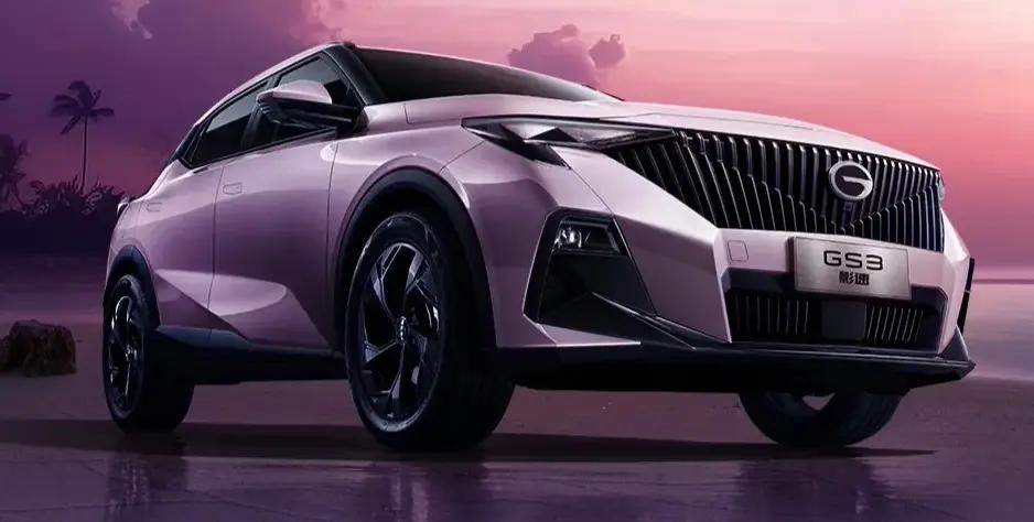 Представлений GAC Trumpchi GS3 у кольорі Shadow Speed