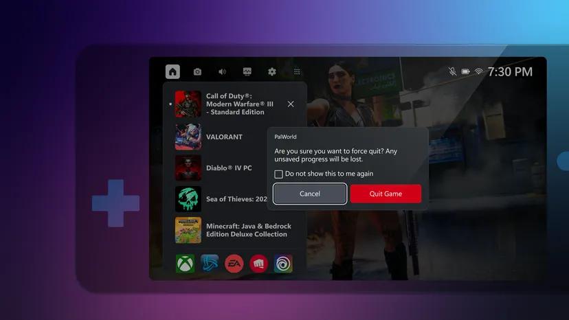 Microsoft почала тестувати компактний режим Game Bar