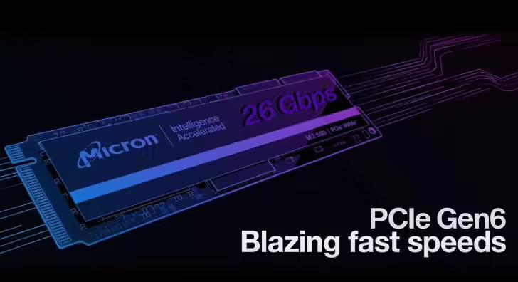 Micron анонсувала розробку SSD із PCIe 6.0