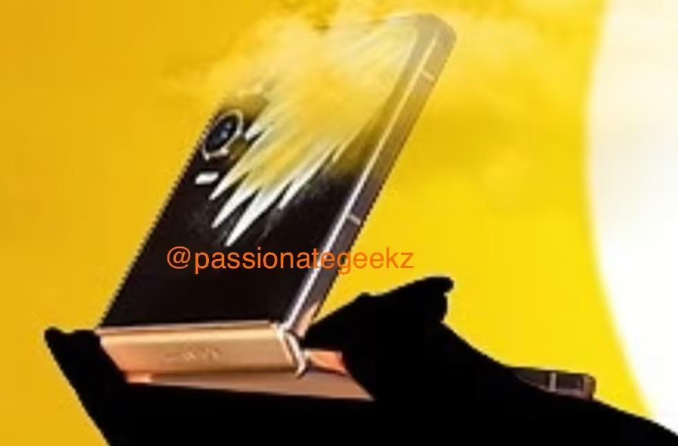 Витік зображення Tecno Phantom V2 Flip має дизайн, схожий на Xiaomi Mix Flip