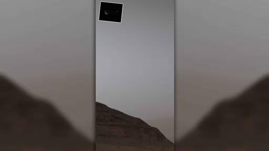 Curiosity зробив перше спільне фото Землі та Фобоса з поверхні Марса
