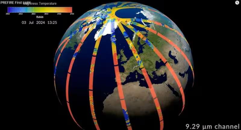 Місія NASA отримала перший знімок полярних теплових викидів