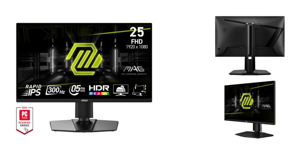 MSI представила монітор MAG 255PXF із частотою оновлення 300 Гц
