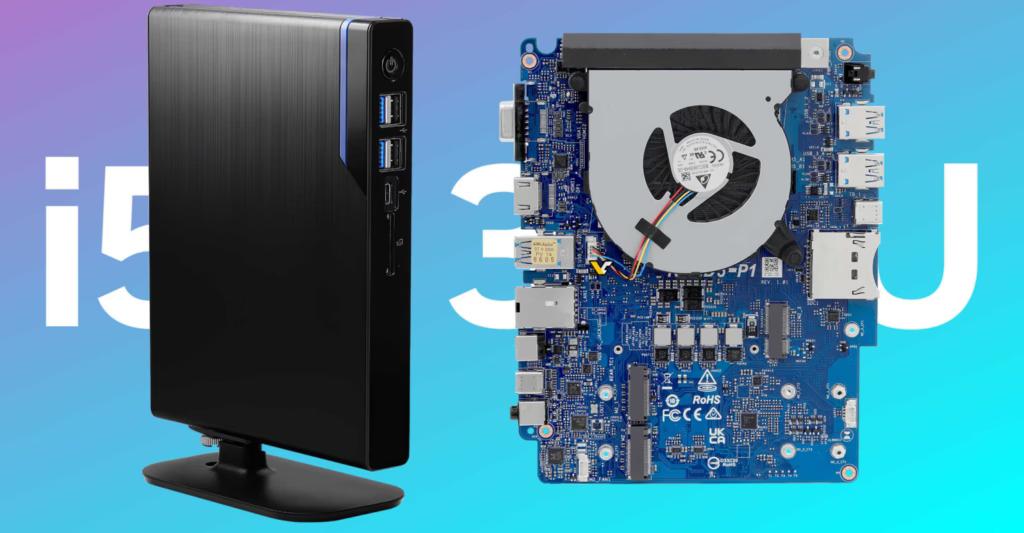 Представлений міні-ПК ASRock Mars RPL об’ємом 700 мл та товщиною 26 мм