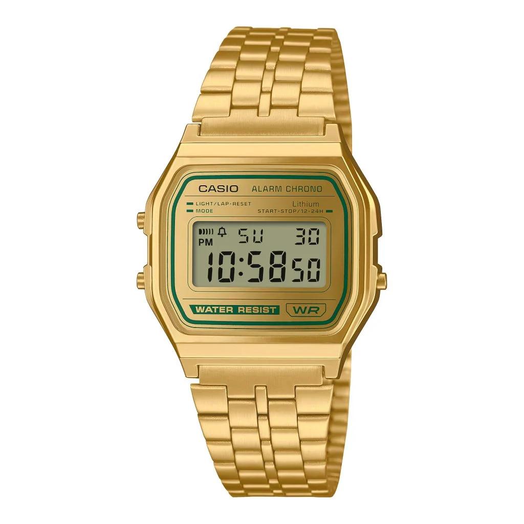 Casio представляє золотистий годинник A158WEGV-9A з сучасними функціями