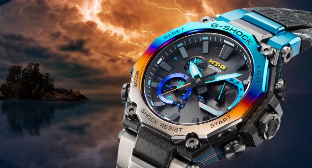 Представлений годинник Casio Storm Chaser G-Shock Metal з унікальним безелем