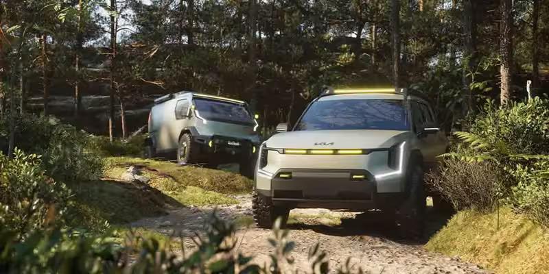 Kia представила концепти електричних позашляховиків EV9 та фургону PV5