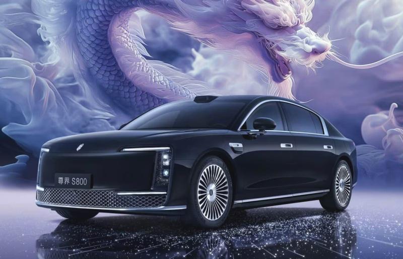 Huawei показав конкурента Rolls-Royce – електромобіль Maextro S800