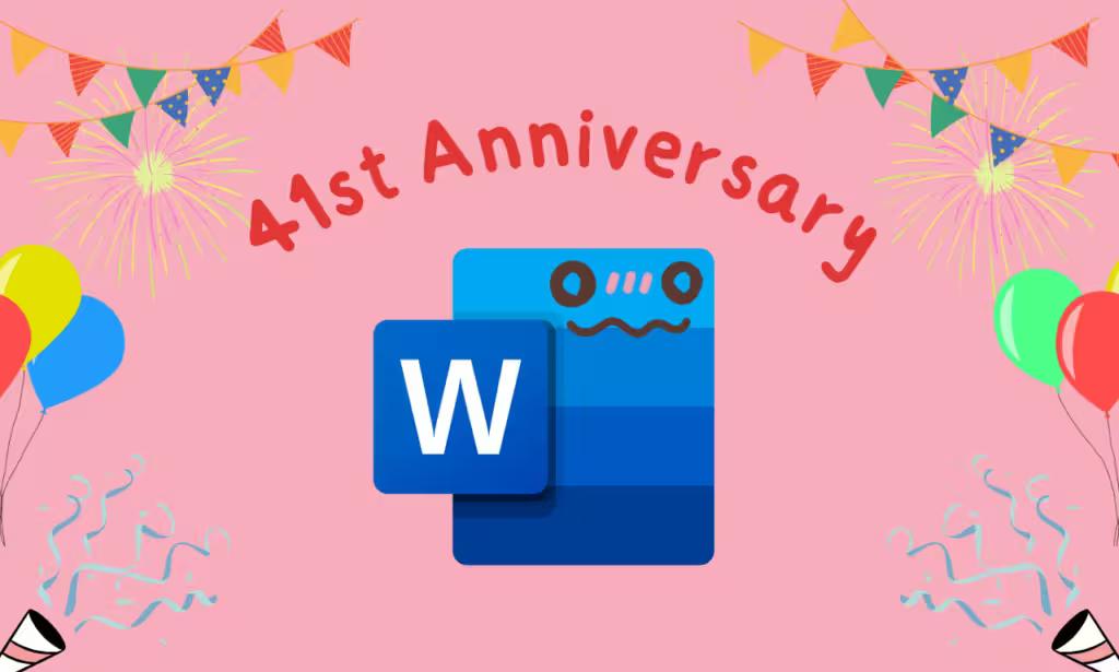 Microsoft Word виповнюється 41 рік