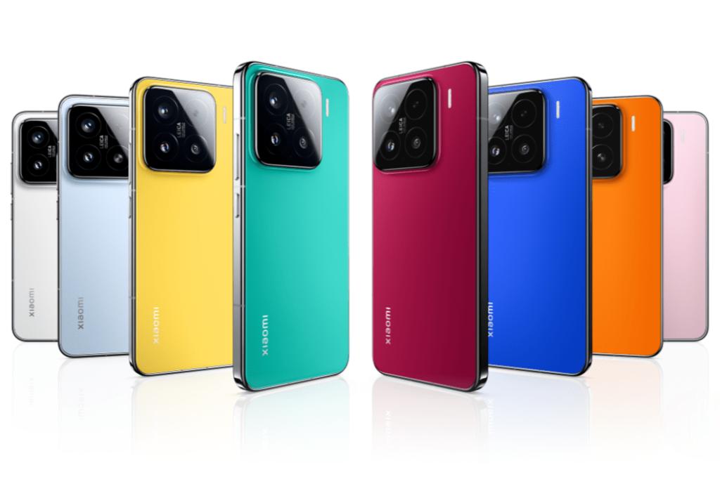 Xiaomi 15 пропонується у кількості 28 кольорів