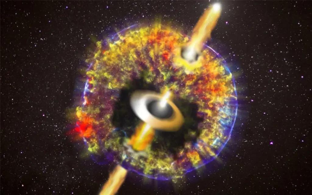 Нейтронні зірки стикаються, створюючи важкі елементи в космічному пеклі
