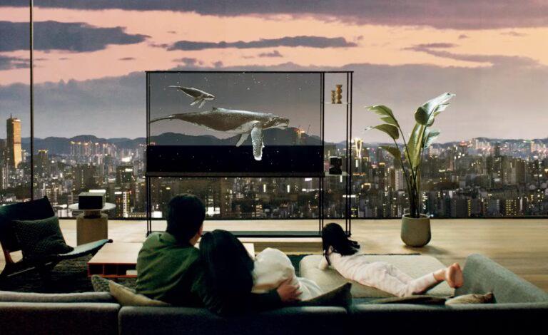 LG оголосила про випуск прозорого телевізора LG Signature OLED T