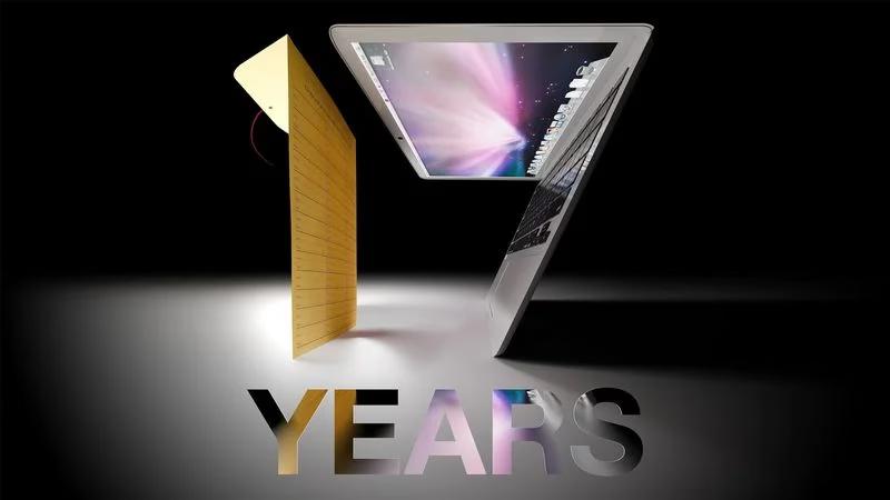 MacBook Air сьогодні виповнюється 17 років