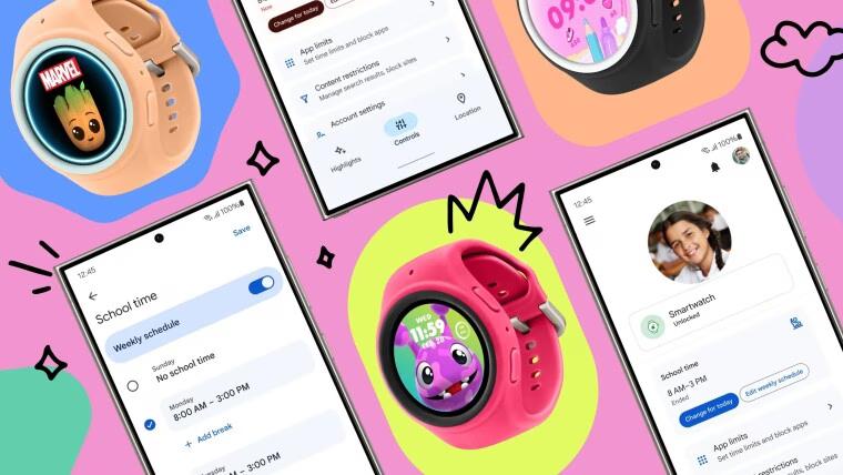 Google і Samsung запускають дитячий Galaxy Watch
