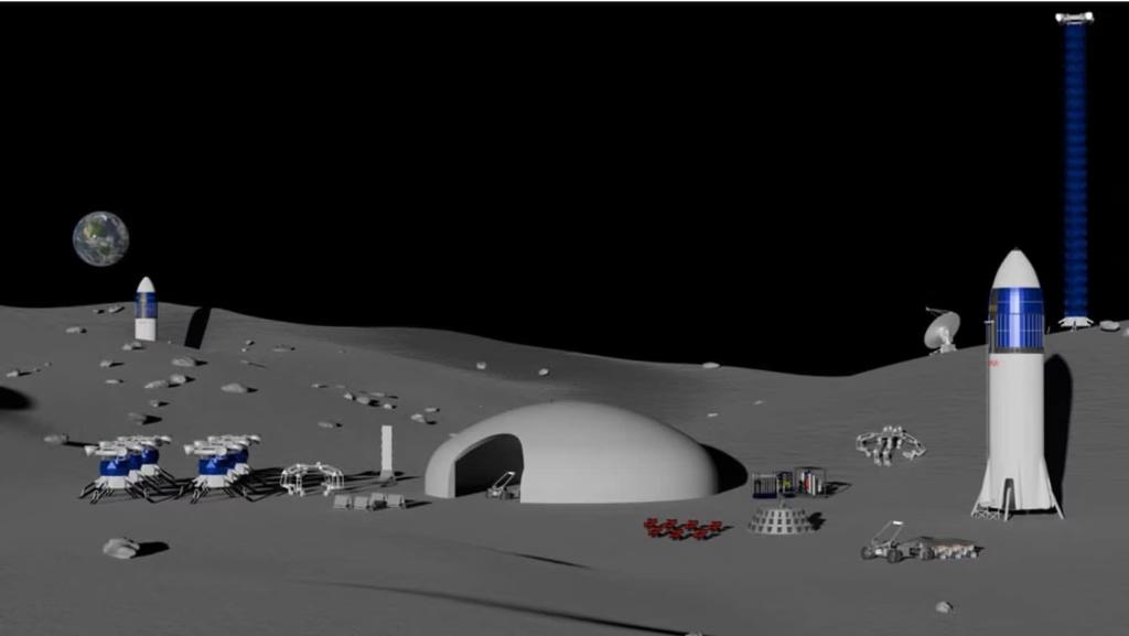 У NASA показали проект інфраструктури для місячної бази
