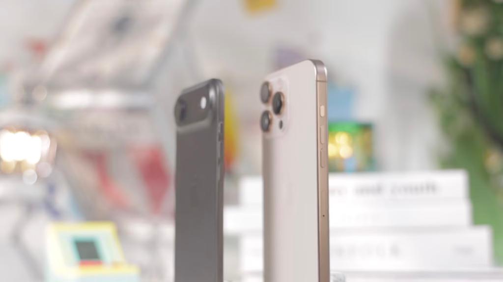 З’явилося перше порівняння iPhone 16 Pro Max з макетом iPhone 17 Air