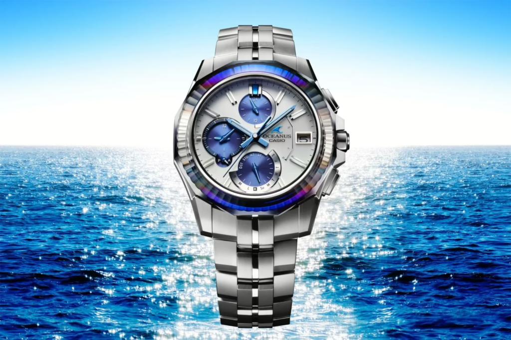 Casio випустила серію годинника Oceanus Manta OCW-S6000PB із сапфіровим безелем