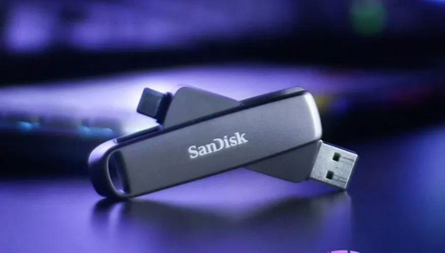 SanDisk представила флешку DDE1 з подвійним роз’ємом USB-A/C