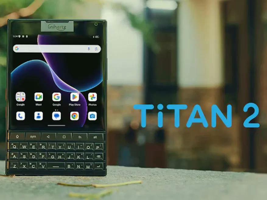 Анонсований смартфон Unihertz Titan 2 із клавіатурою