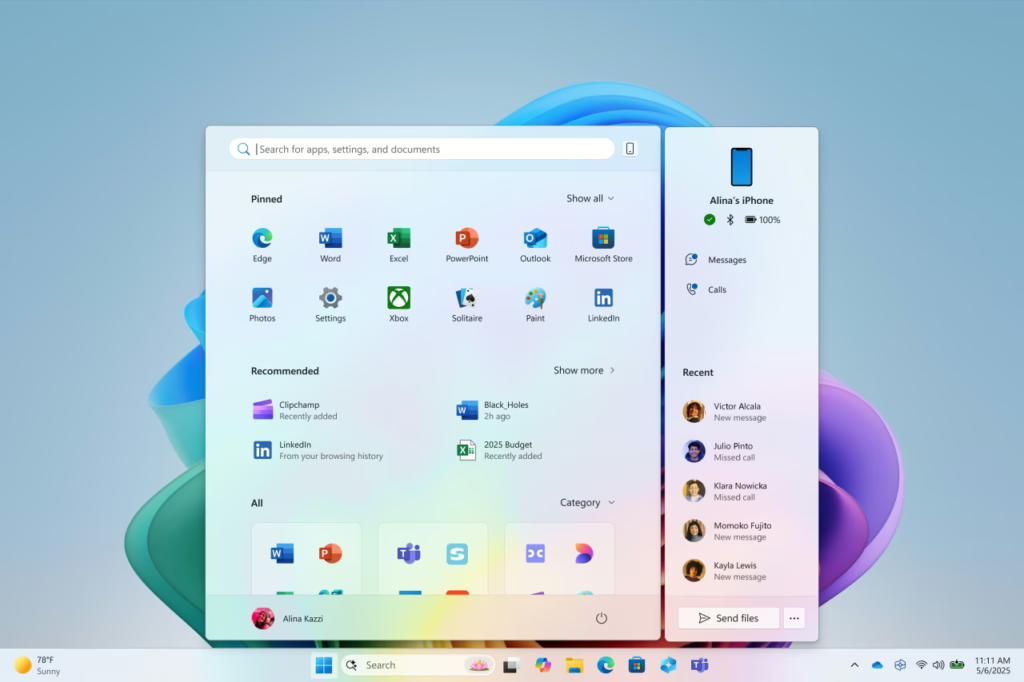 Windows 11 отримає нове меню «Пуск»