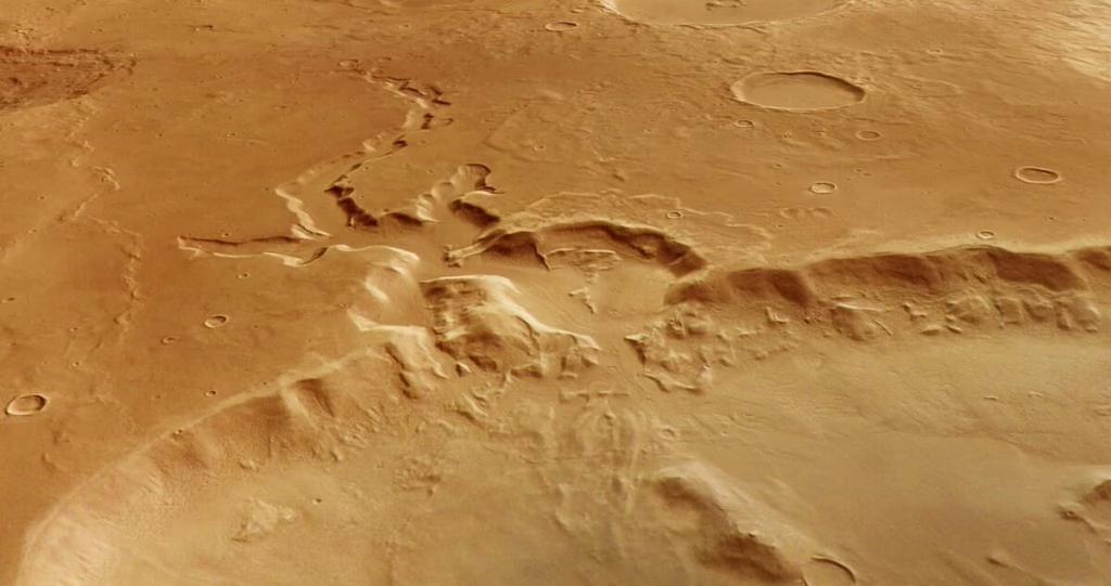 Mars Express розглянув один із найбільших марсіанських кратерів