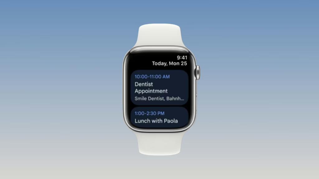 Google запускає додаток «Календар» для Apple Watch