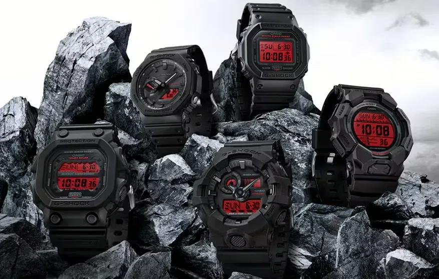 Casio представляє годинник G-Shock у кольорах Black and Bold Red