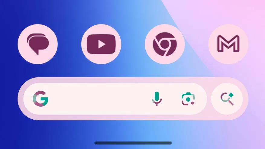 Google змінює рядок пошуку в Android 16 для нових функцій AI