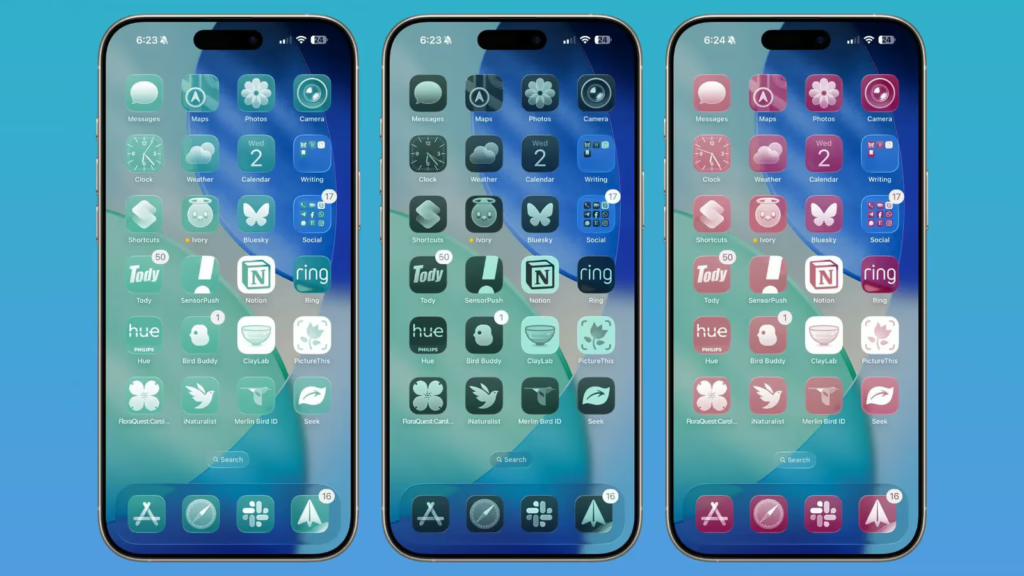 Apple змінила оформлення головного екрану iPhone в iOS 26