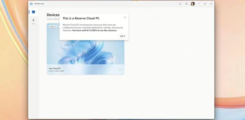 Microsoft почала тестувати хмарні ПК для аварійної заміни звичайних через Windows 365